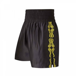 Black Printed Boxing Shorts