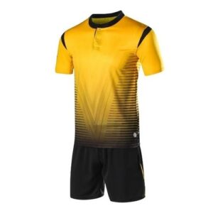 Yello/Black Football Jersey Set