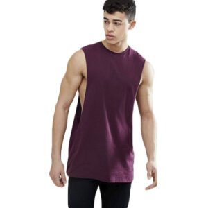 Mens Maroon Top Tank